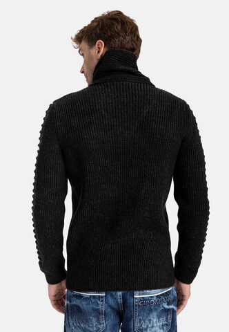 CIPO & BAXX Pullover in Schwarz