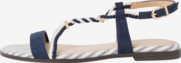 TAMARIS Páskové sandály – modrá