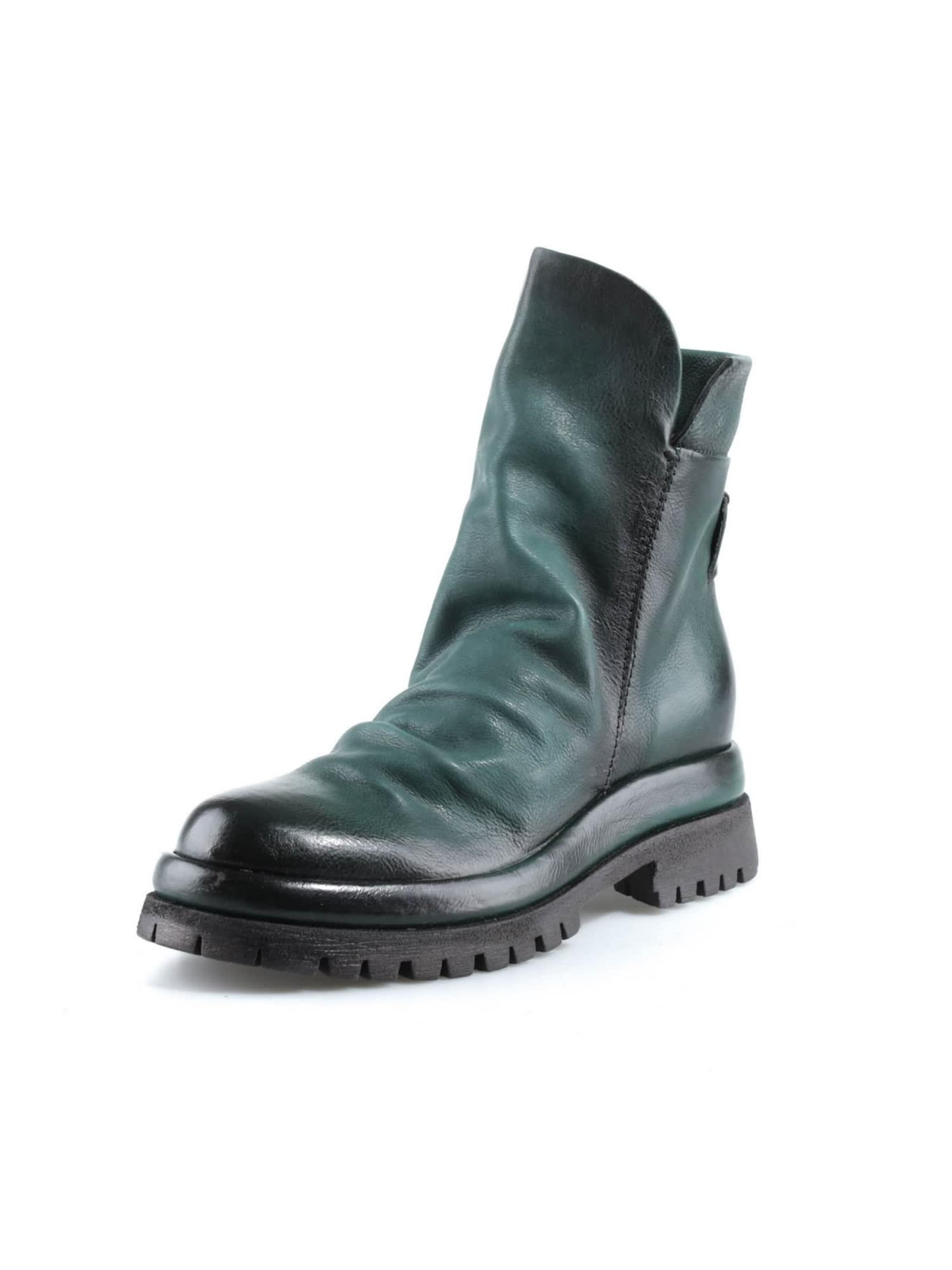 A.S.98 Stiefelette 'Deirdre' in Grün: Vorderseite