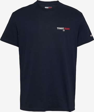 zils Tommy Jeans T-Krekls: no priekšpuses