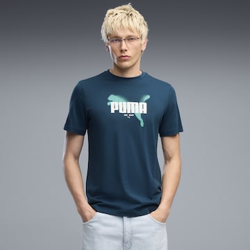 PUMA T-Shirt in Blau: Vorderseite