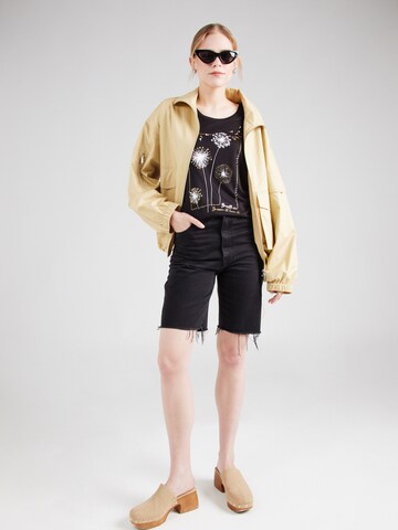 Sublevel Top in Schwarz