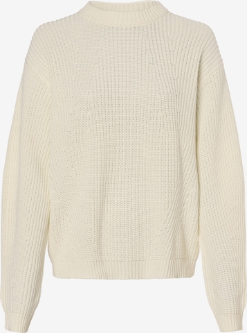 Pull-over Marie Lund en beige : devant