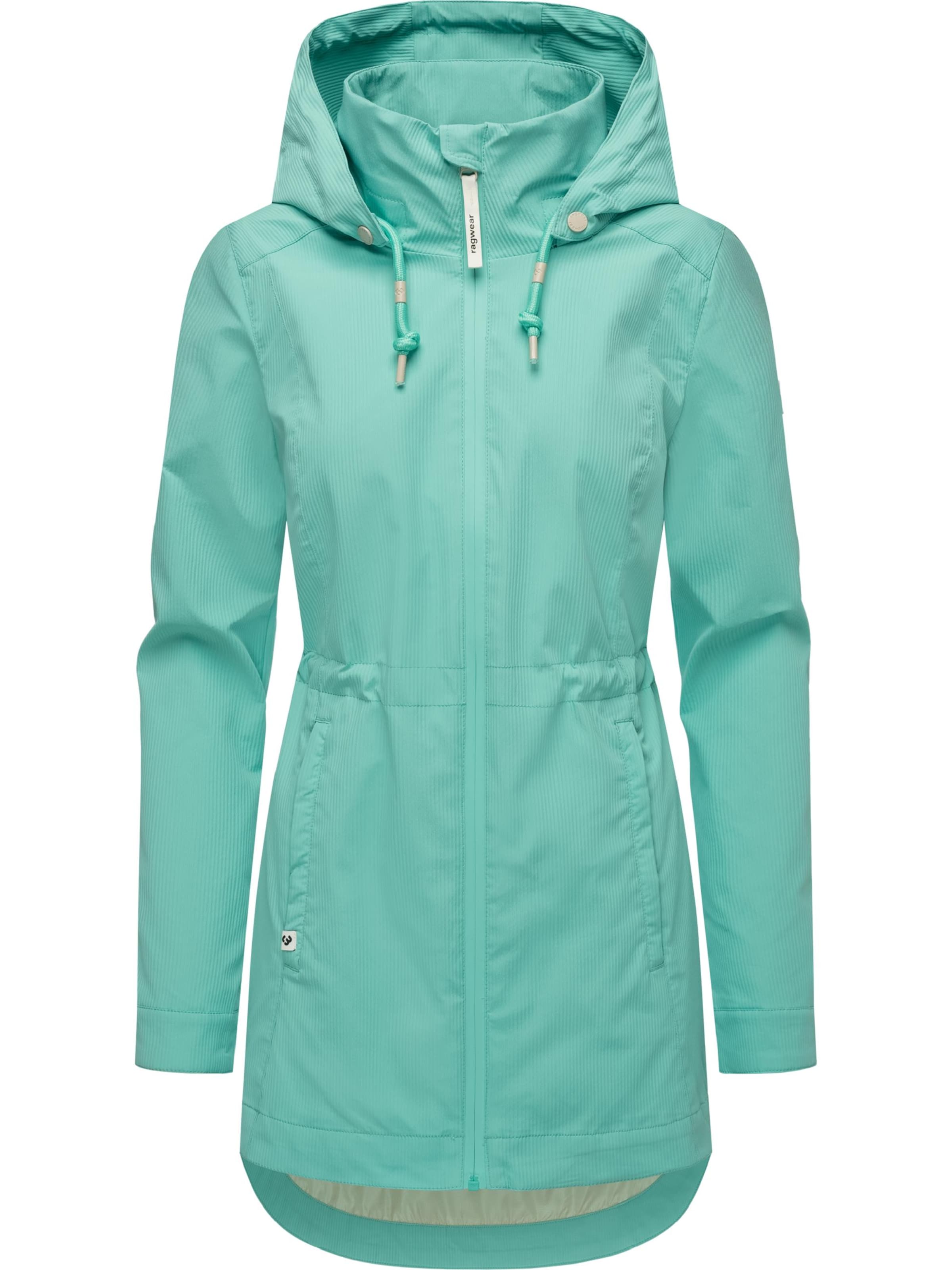Ragwear Funktsionaalne mantel 'Dakkota B', värv roheline: eest vaates