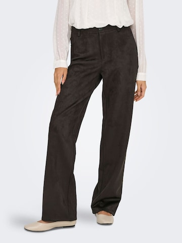 ONLY - Pierna ancha Pantalón 'ONLina' en marrón: frente