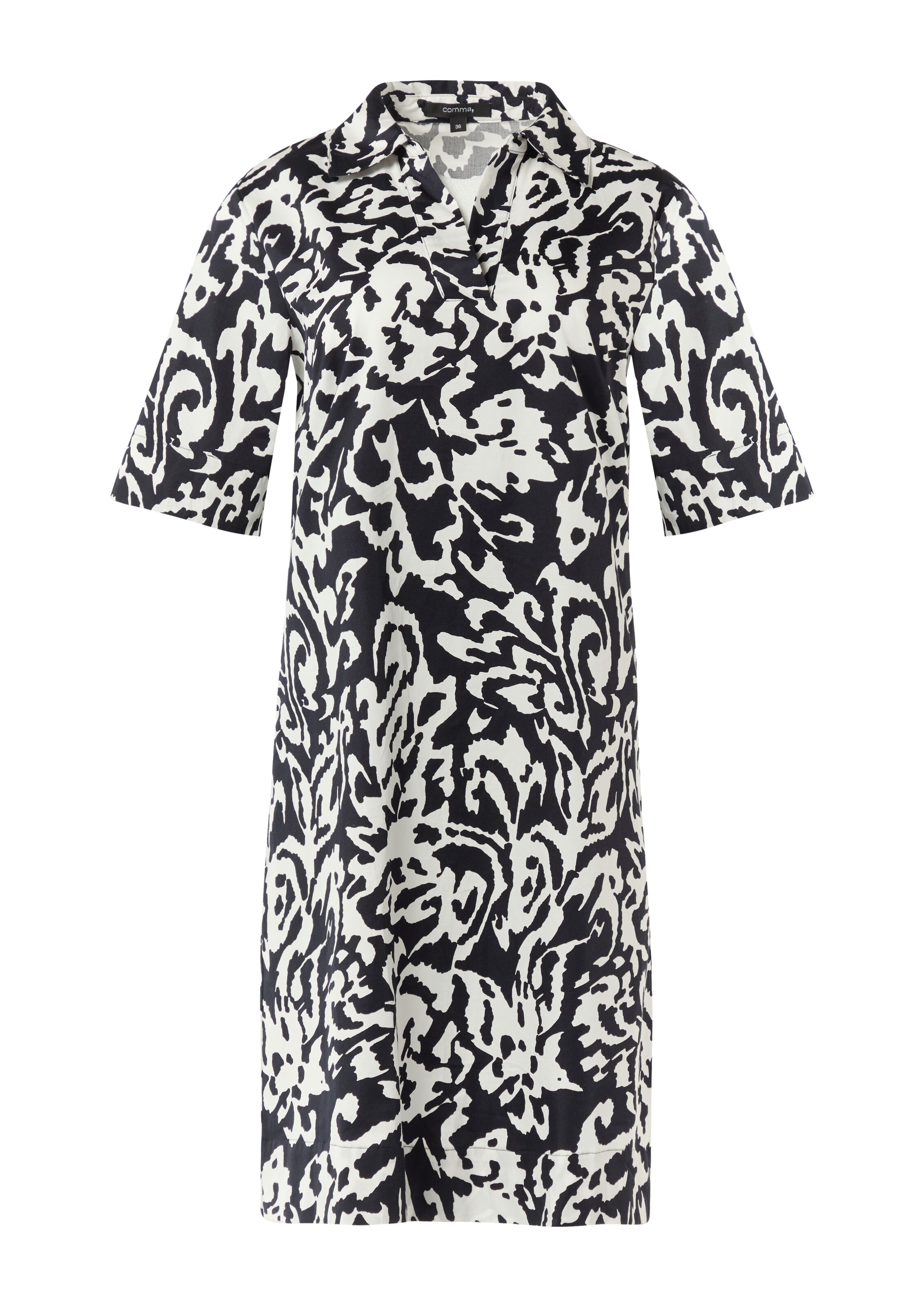 COMMA Платье в Синий: спереди