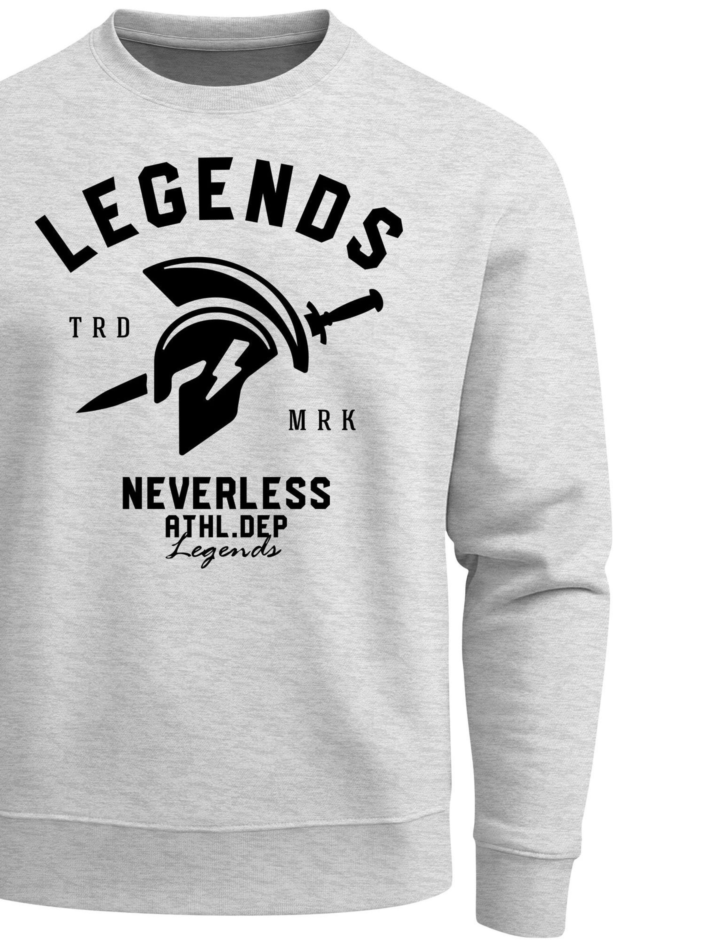 Neverless Sweatshirt 'Legends' in Grey