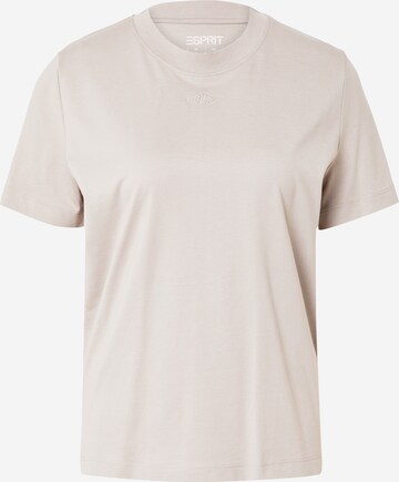 T-shirt ESPRIT en beige : devant