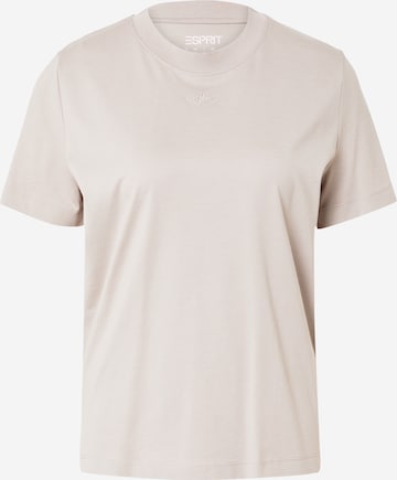 ESPRIT T-shirt i beige: framsida