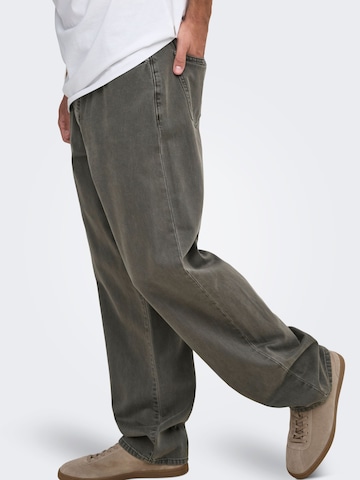 Only & Sons Loose fit Jeans 'ONSFade' in Grey
