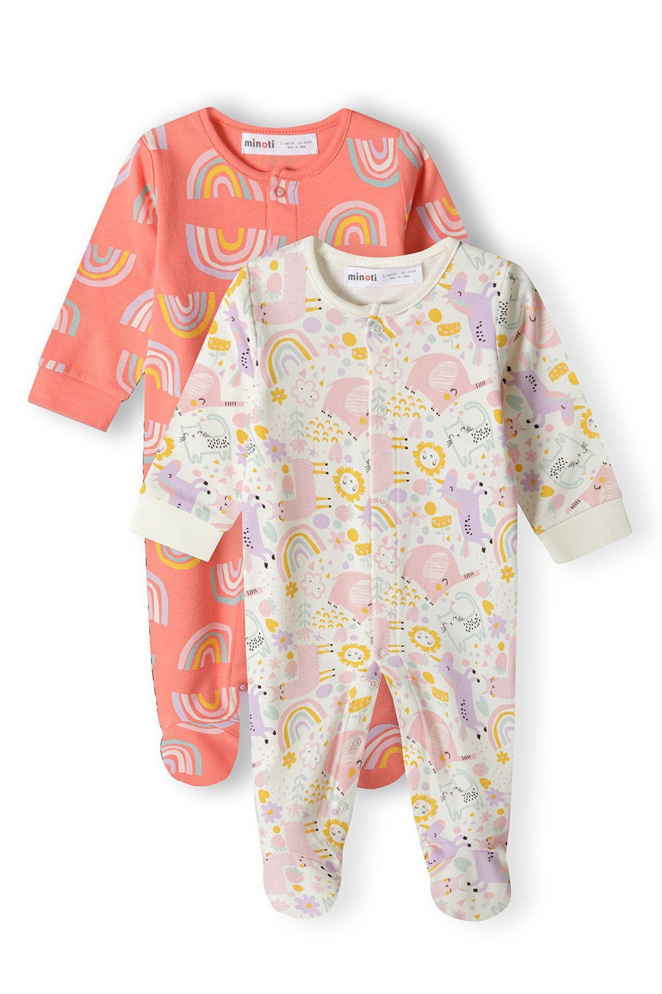 MINOTI - Pijama em bege: frente