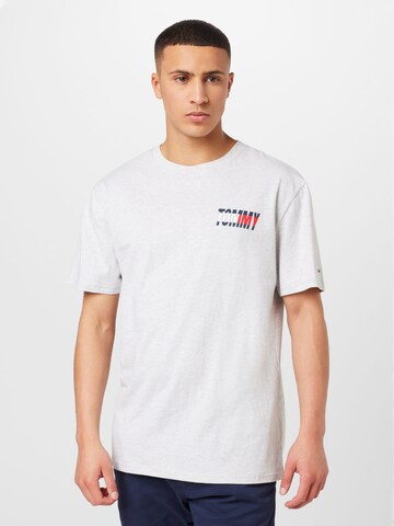 Tommy Jeans T-Shirt 'Classic Essential' in Grau: Vorderseite