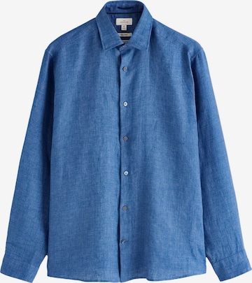 Next Button Up Shirt in Blue: front