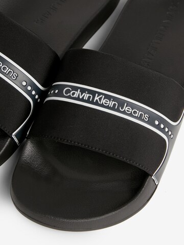 Calvin Klein Jeans Strand-/badschoen in Zwart