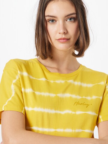 Hurley Performance Shirt 'Oceancare' in Yellow
