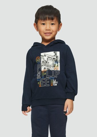 Sweat s.Oliver en bleu : devant