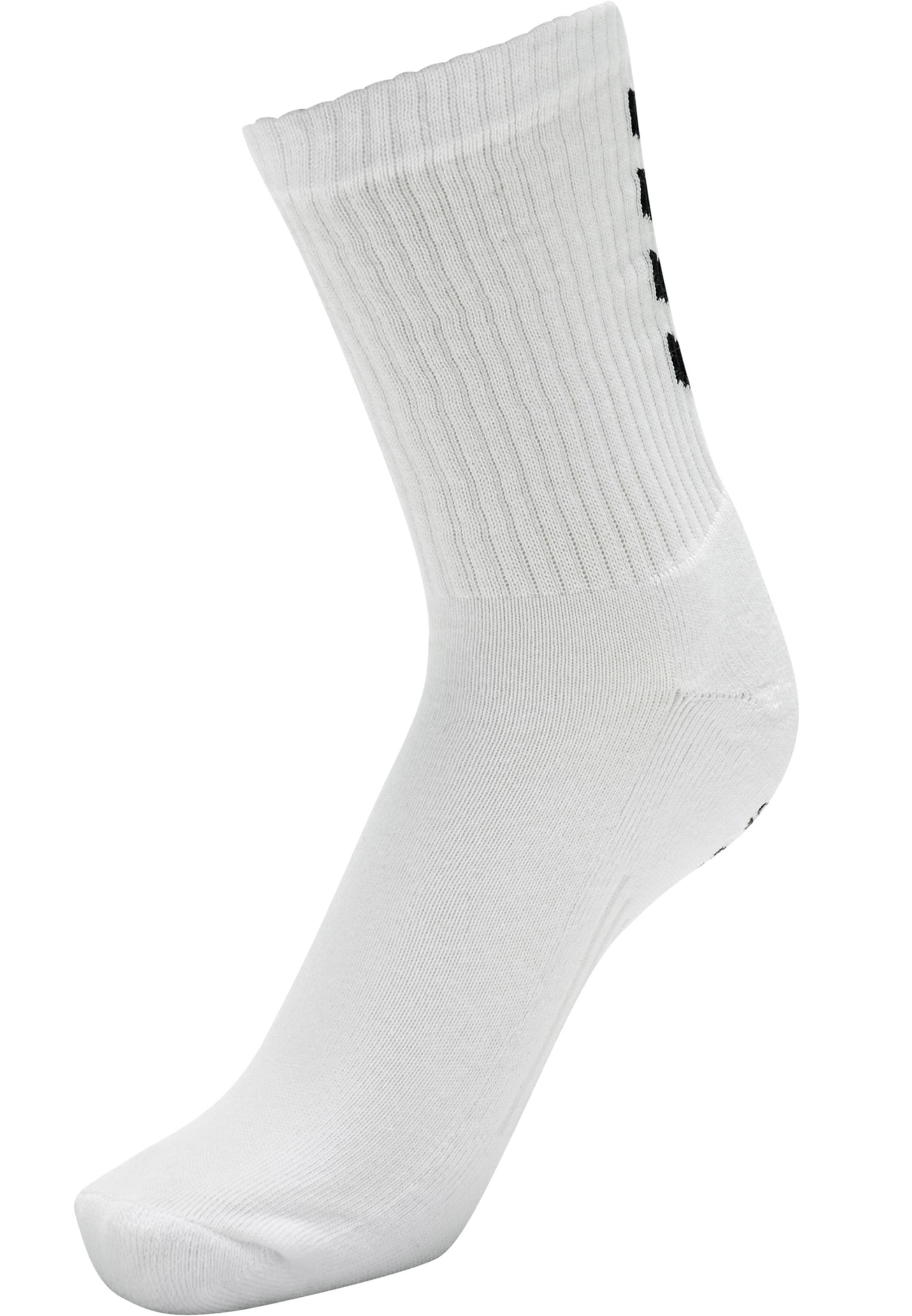 Chaussettes de sport Hummel en blanc