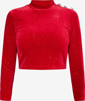 faina Shirt 'Tylin' in Rood: voorkant