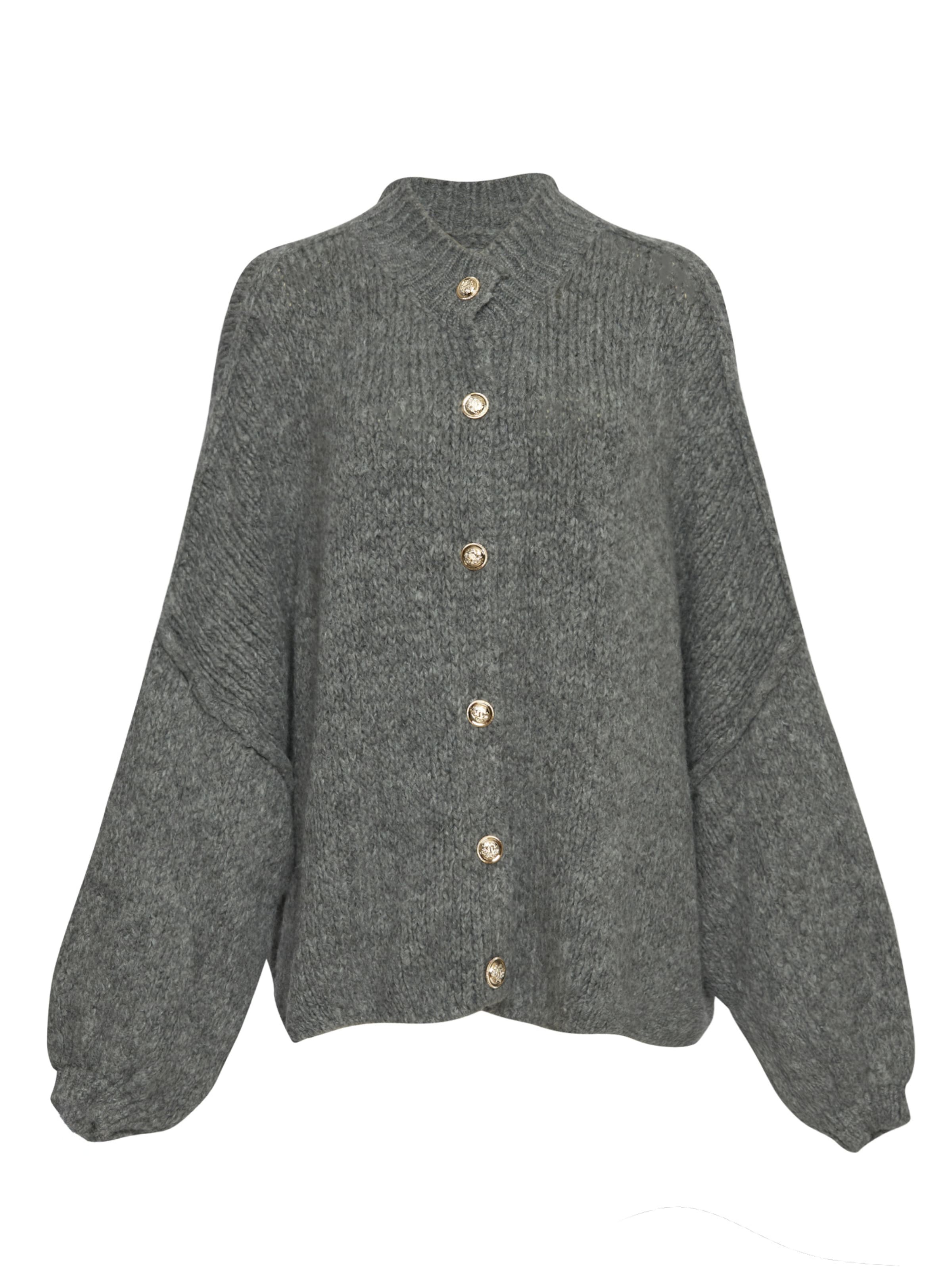 WEEKDAY Oversized Cardigan 'Leyla' in Dark Green | ABOUT YOU