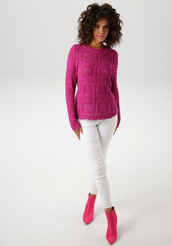 Aniston CASUAL Pullover in Pink