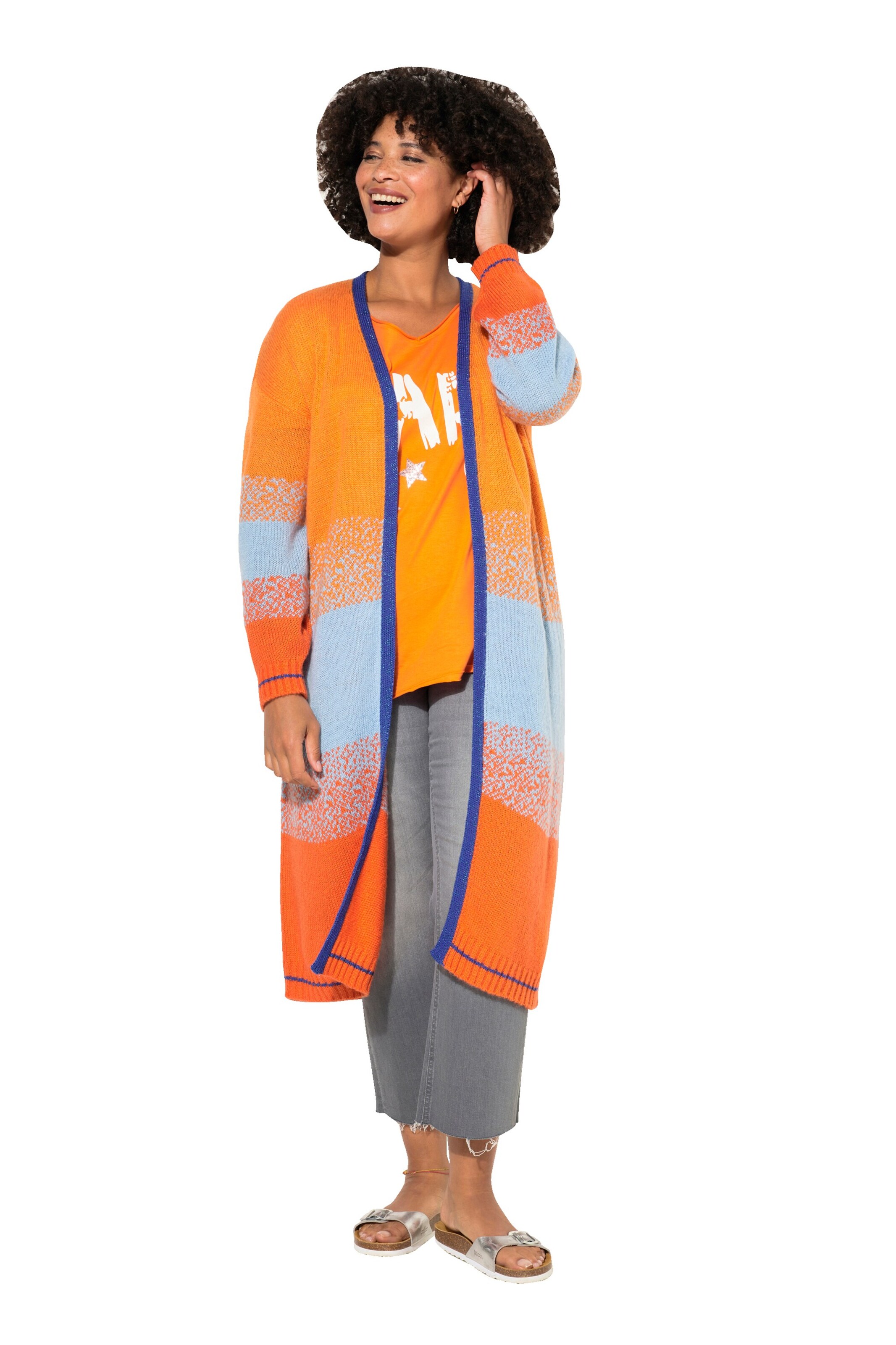 Angel of Style Strickjacke in Mischfarben