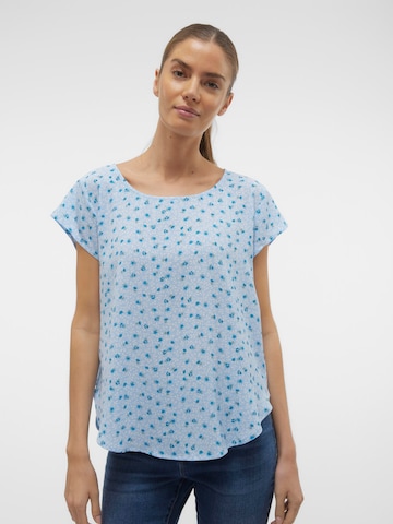 VERO MODA Blouse 'SAKI' in Blauw: voorkant