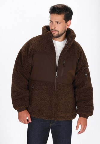 DreiMaster Maritim Winter jacket in Brown: front