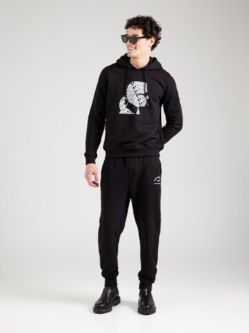Karl Lagerfeld Tapered Hose in Schwarz