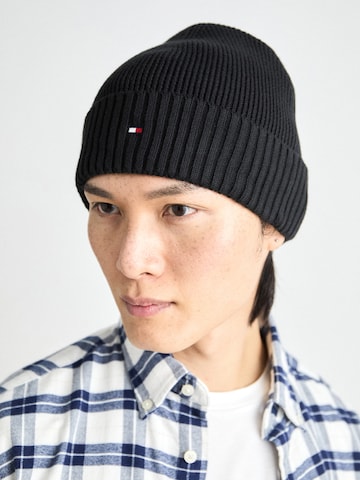 TOMMY HILFIGER Czapka w kolorze czarny