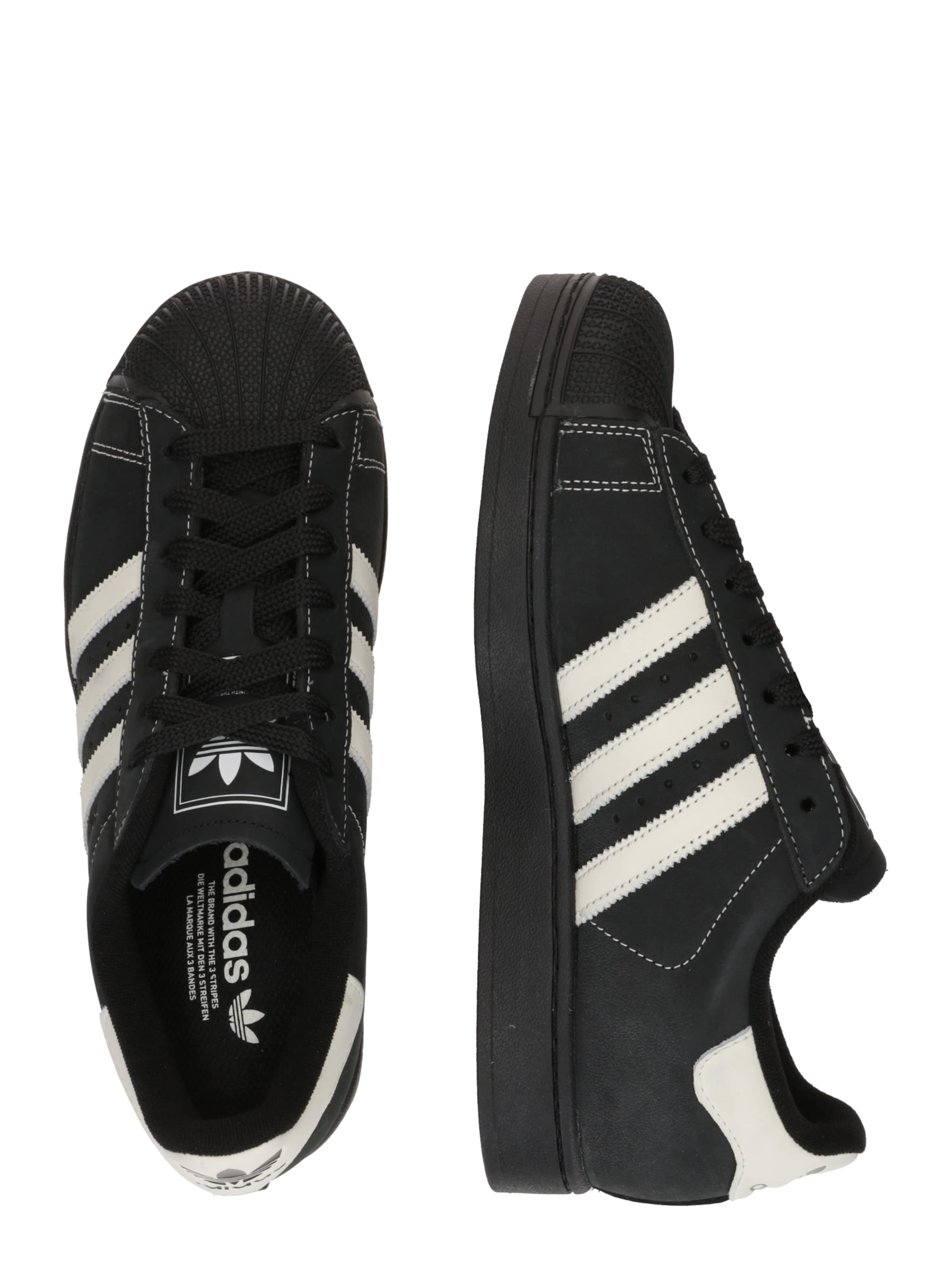 ADIDAS ORIGINALS Σνίκερ χαμηλό 'SUPERSTAR II' σε μαύρο