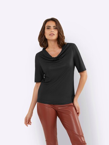 heine Bluse in Schwarz