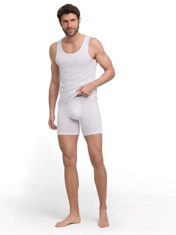 FALKE Boxer shorts '2-Pack Long Leg' in White: front