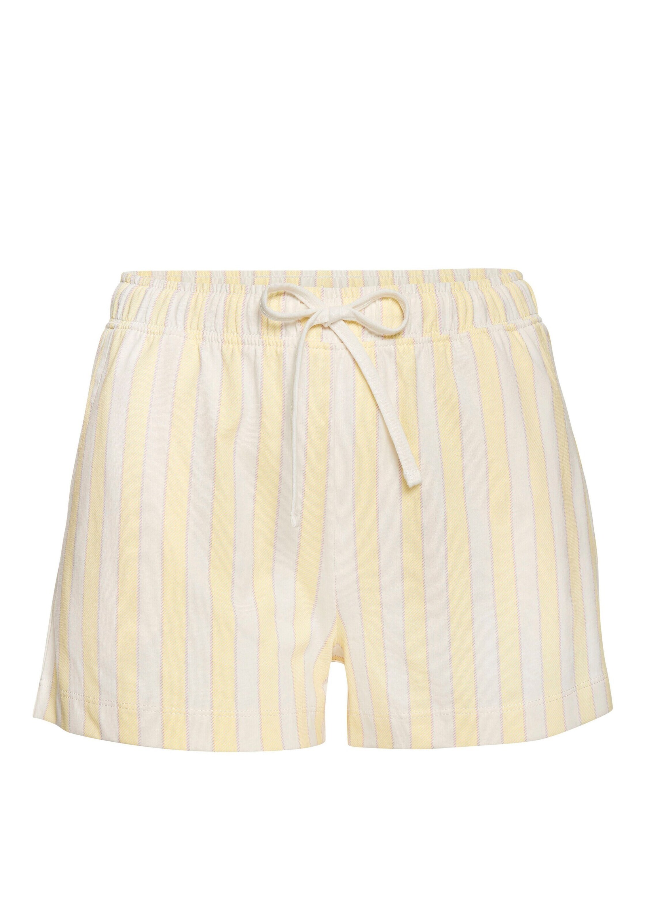 VIVANCE Short Pajama Set in Yellow