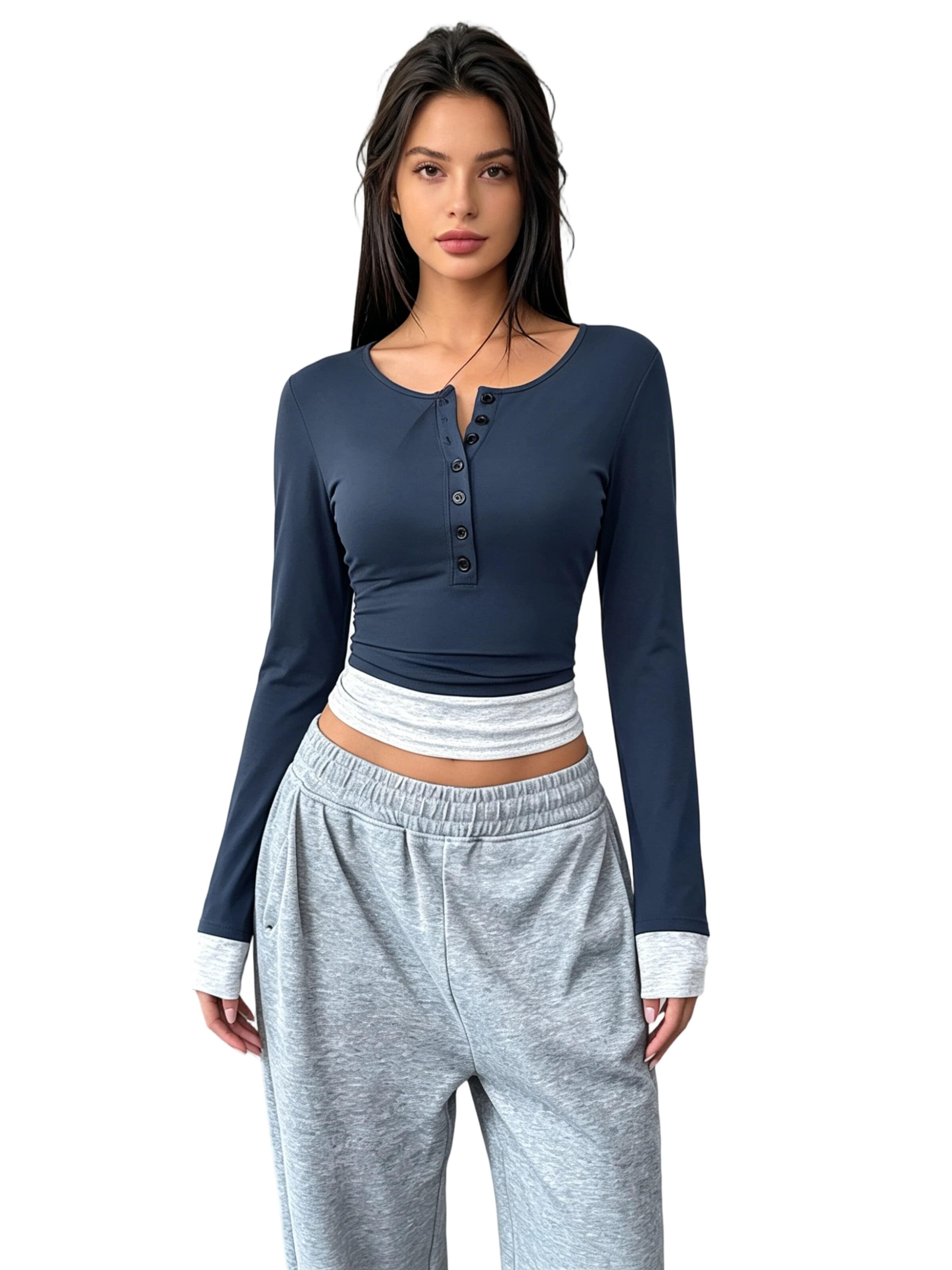 Yesfashion Shirt in Blue: front