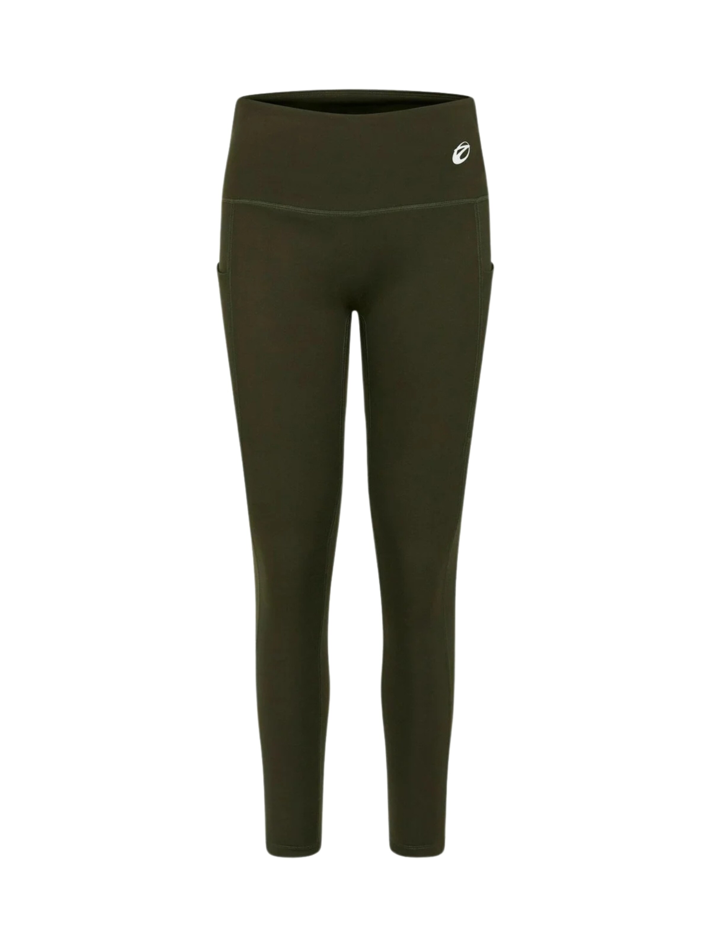 Slimfit Pantaloni sportivi di ZEBDIA in verde: frontale