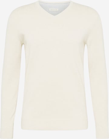 TOM TAILOR Regular fit Sweater in White: front