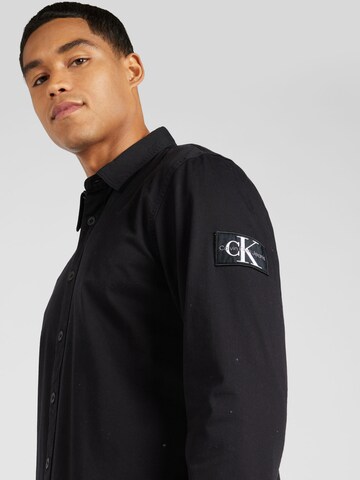 Calvin Klein Jeans Regularny krój Koszula w kolorze czarny
