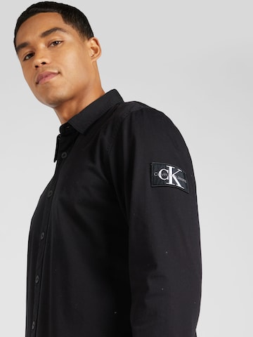 Calvin Klein Jeans Regular Fit Skjorte i sort