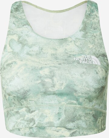THE NORTH FACE Sports Bra 'FLEX' in Green: front