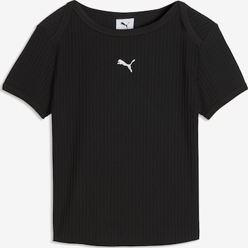 T-shirt 'Essentials' PUMA en noir : devant