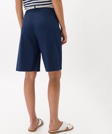 BRAX Široke hlačnice Hlače z naborki 'Mia' | modra barva