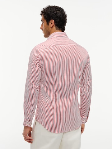 TOMMY HILFIGER Slim fit Zakelijk overhemd 'New York' in Rood