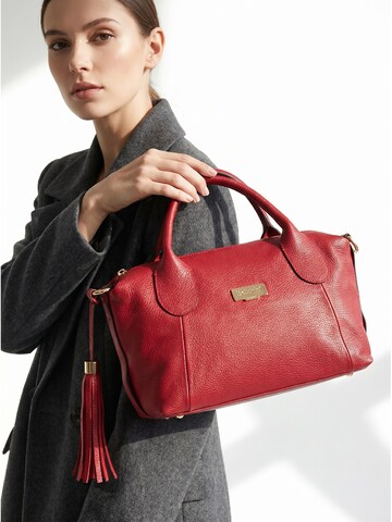 Borsa a mano 'Borsa a Mano Donna Pelle Vacchetta 100% - Modello Lucca Baldinini' di Baldinini Trend in rosso
