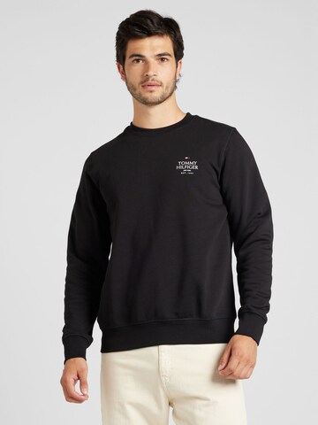 TOMMY HILFIGER Sweatshirt in Schwarz: Vorderseite