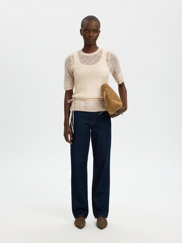 SELECTED - Jersey 'SLFMayer' en beige