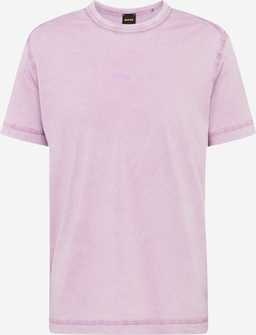 T-Shirt 'Tokks' BOSS en violet : devant