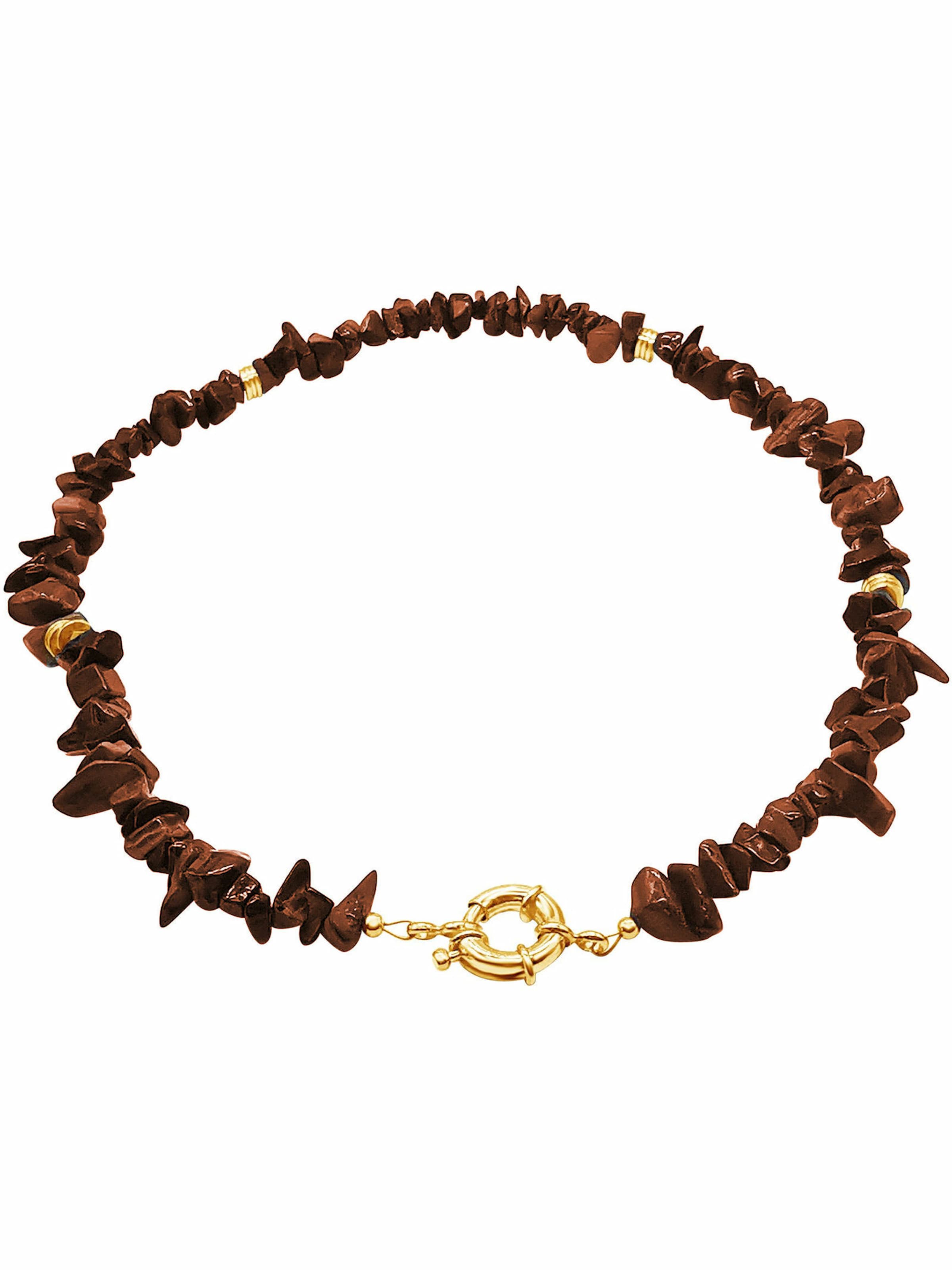 Gemshine Necklace in Brown
