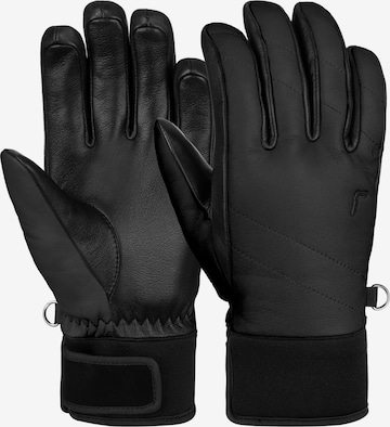 REUSCH Athletic Gloves 'Juliette' in Black: front