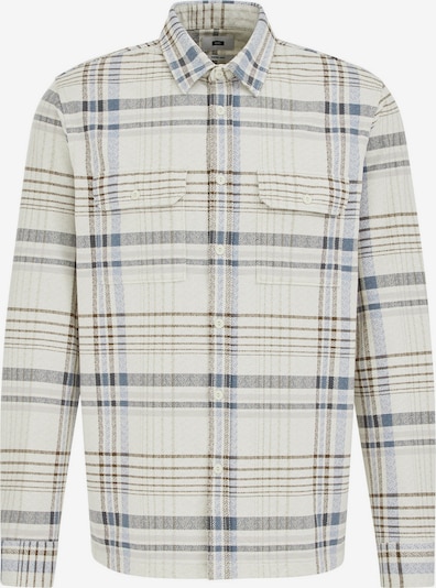 WE Fashion Košulja u ecru/prljavo bijela / svijetloplava / narančasta / bijela, Pregled proizvoda