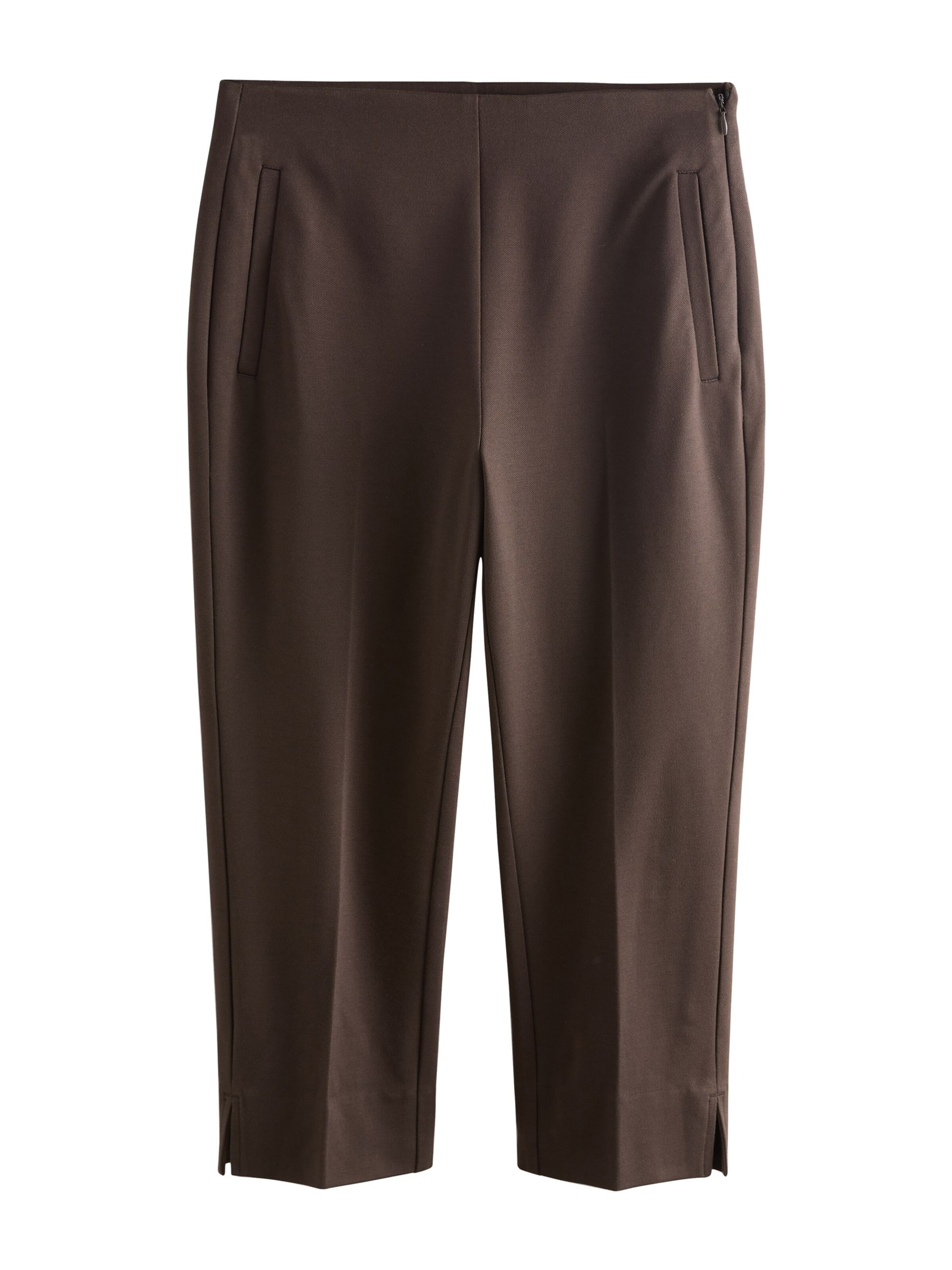 Next Slimfit Hose in Braun: Vorderseite